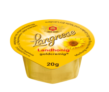 Langnese Honig Portionspackung Mini: Landhonig goldcremig
